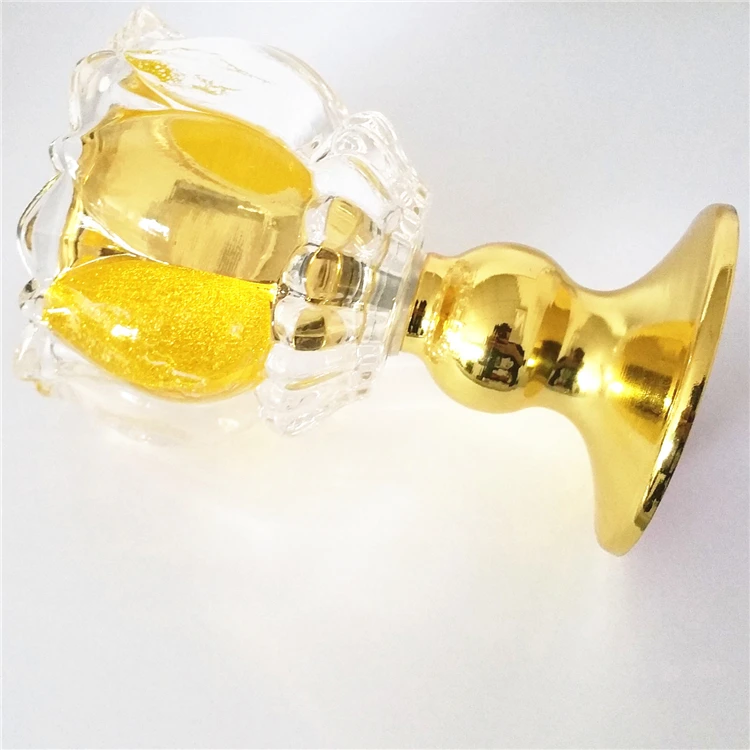 Metal Glass Oil Incense Burner Arabic