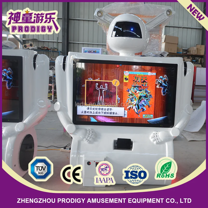 3D imaging True man simulation interactive fighting Kung-fu Video games machine in IAAPA