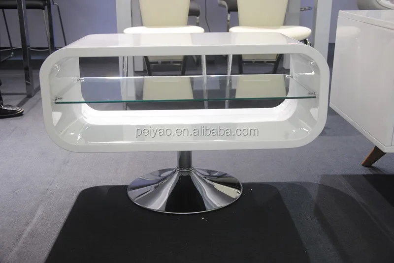 Fashion high gloss small white tv stand,tv tables