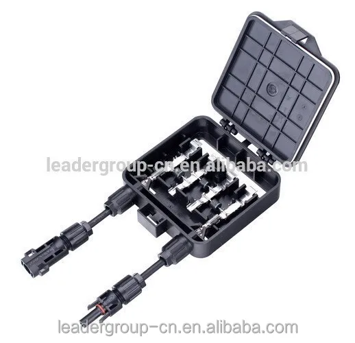 Components of a tyco solar panel junction box