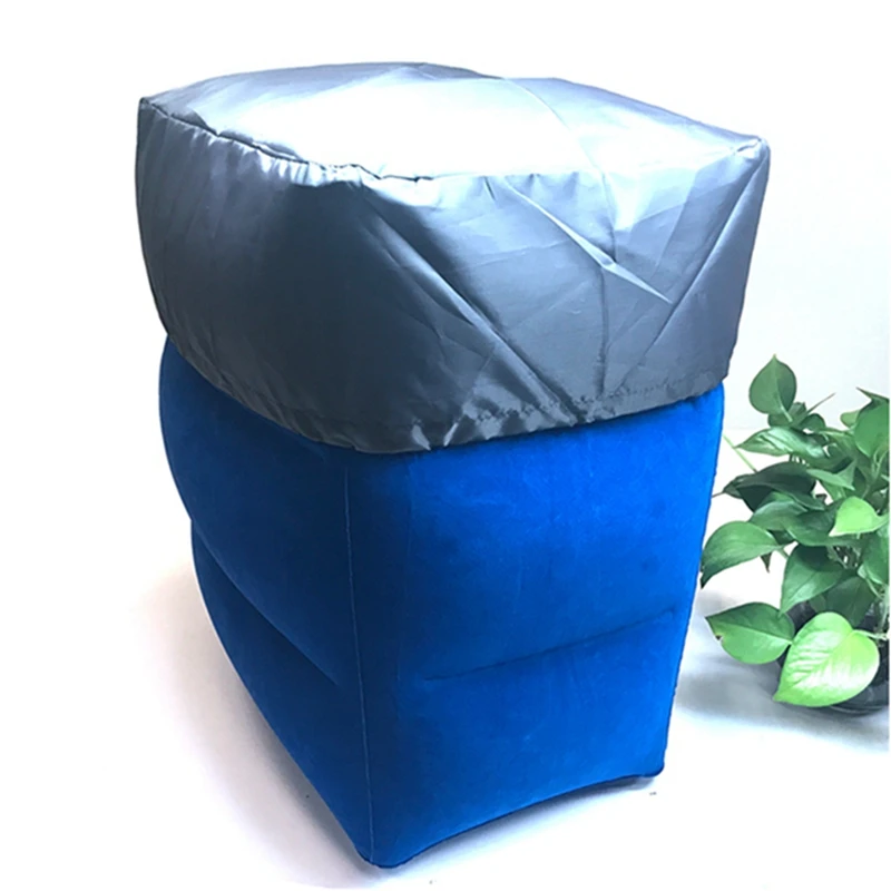 Airgoods Inflatable Airplane Travel Bed Footrest Pillow