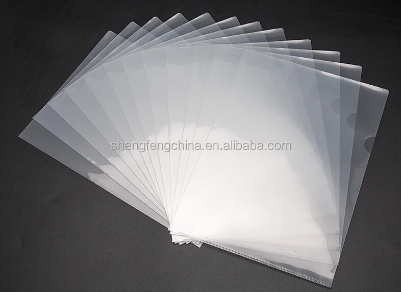 colored printed pp plastic file folder with pocket