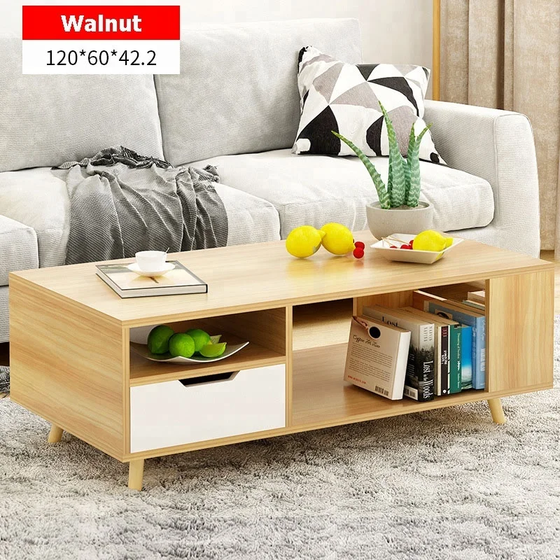Modern Design Wooden Leg Coffee Table Living Room Furniture Tea Table Center Table