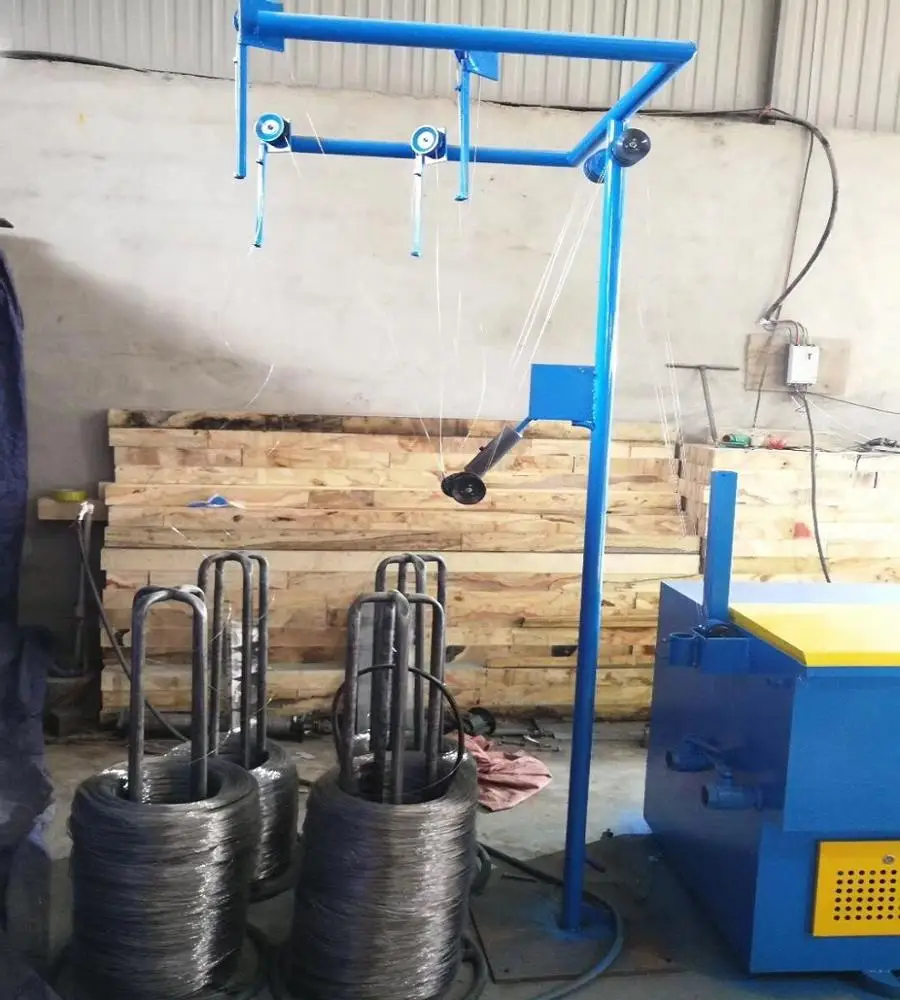 High Production double heads Scourer/Scrubber wire drawing machine from factory directly