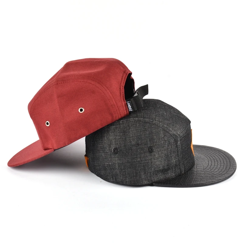 Wholesale Five Panel Cap Custom Printing Floral Sports Camp Cap 5 Panel Camping Hat With Patch