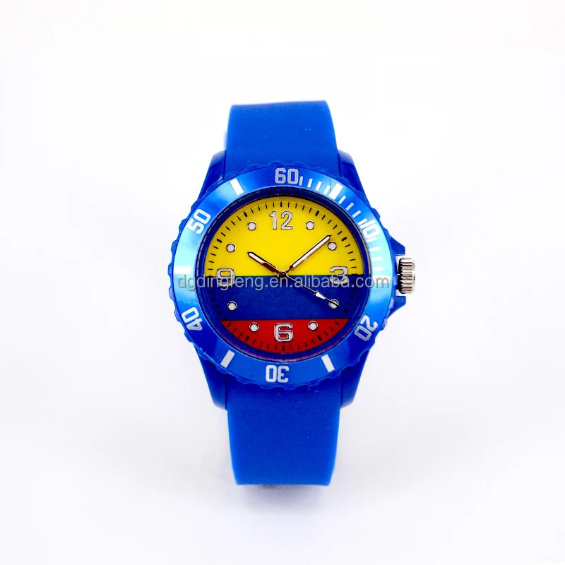 
2020 soccer world cup promotion watch Spain flag and other flags on dial 