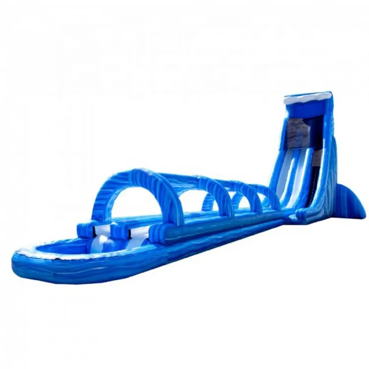 Good Quality Long Slide Adults Outdoor Beach Giants Inflatable Water Slide With Blower for Sale