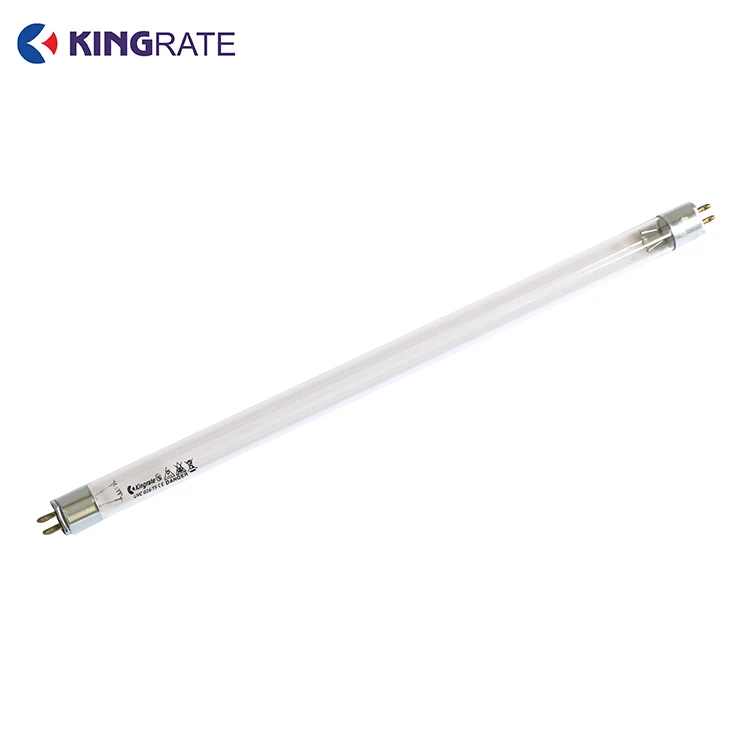 254NM 185NM Quartz Ultraviolet Sterilize Germicidal UV Lamps Tube 2 Side 2 Pins 6W 8W 11W 16W UVC Germicidal Light T5