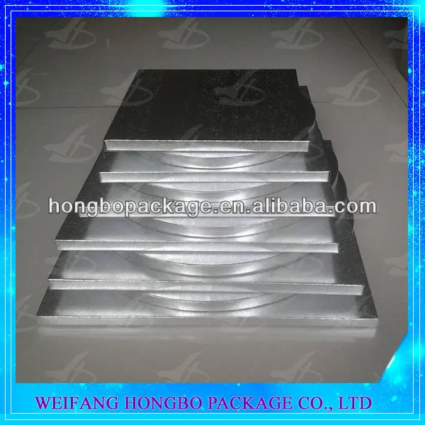 серебро торт барабаны оптовой различные размеры