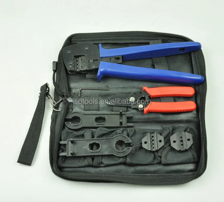 MC4 solar PV tool kits, with test cable , for 1.5/2.5/4/6mm sq (26-10AWG) PV cable, for MC4/MC3/Tyco solar connector A-K2546B