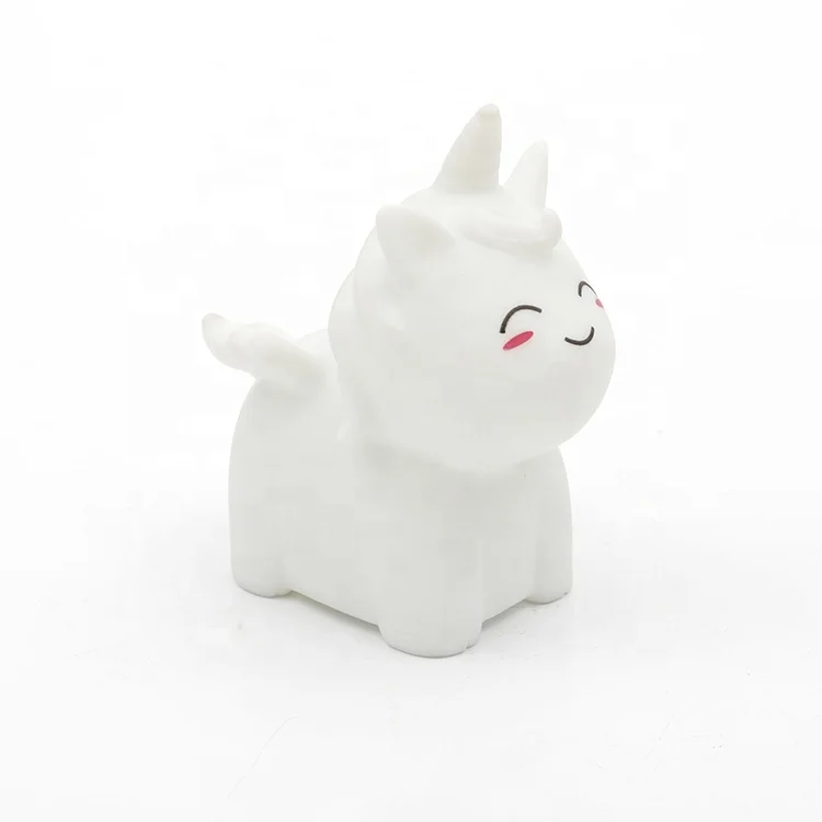 custom hot sale cute cartoon toy unicorn string led night light for kids room unicorn light