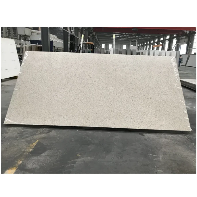 
CE Approved Artificial Stellar White Quartz Stone Slab 