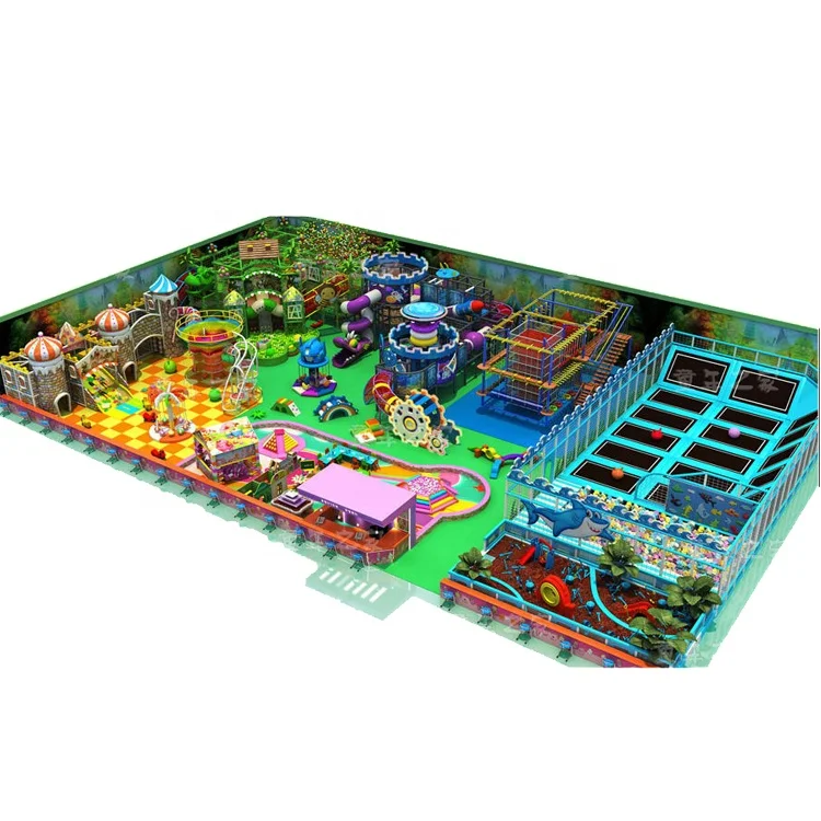 Commercial kids indoor soft play equipment playground indoor games for sales