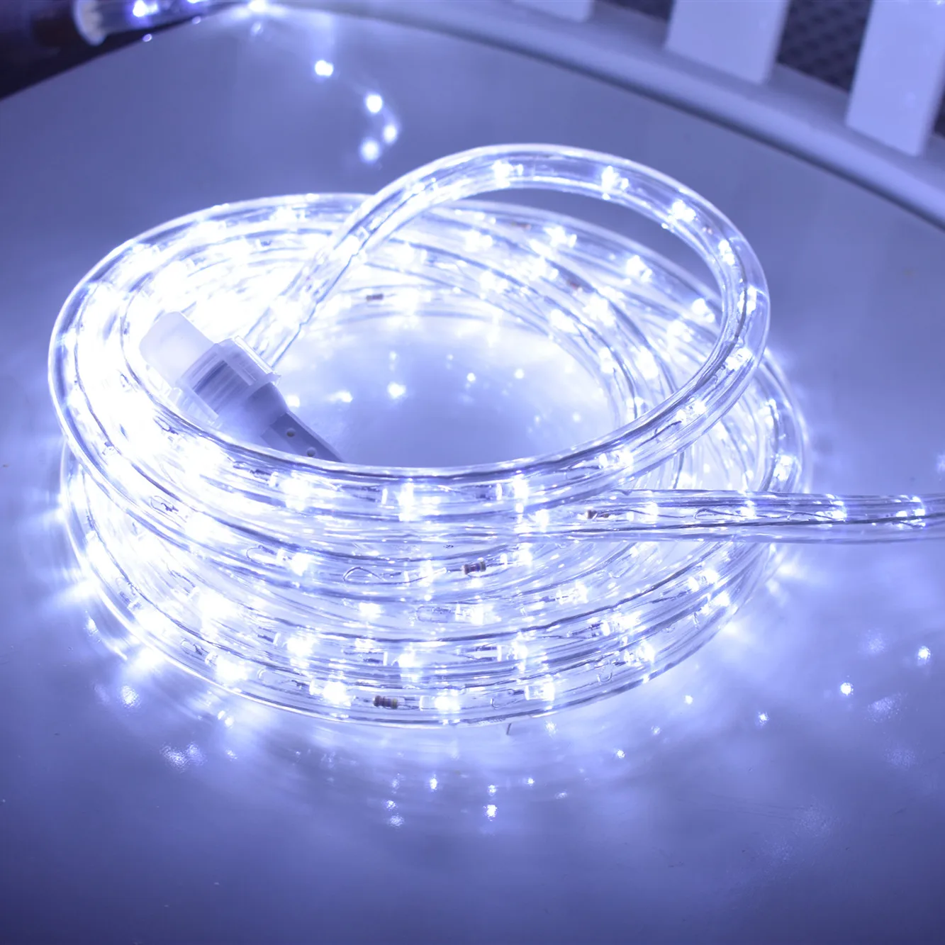 50m/roll Cuttable Flexible LED Rope Light Strip connectability Channel 12V Underwater LED Strip Light