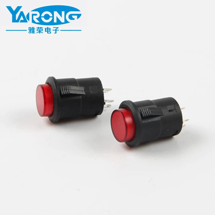 Good Quality 3A 250V momentary led push button switch