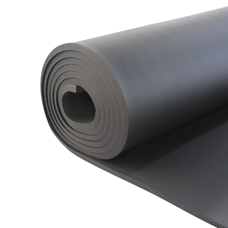 Rubber foam sheet for hot / cold water tank