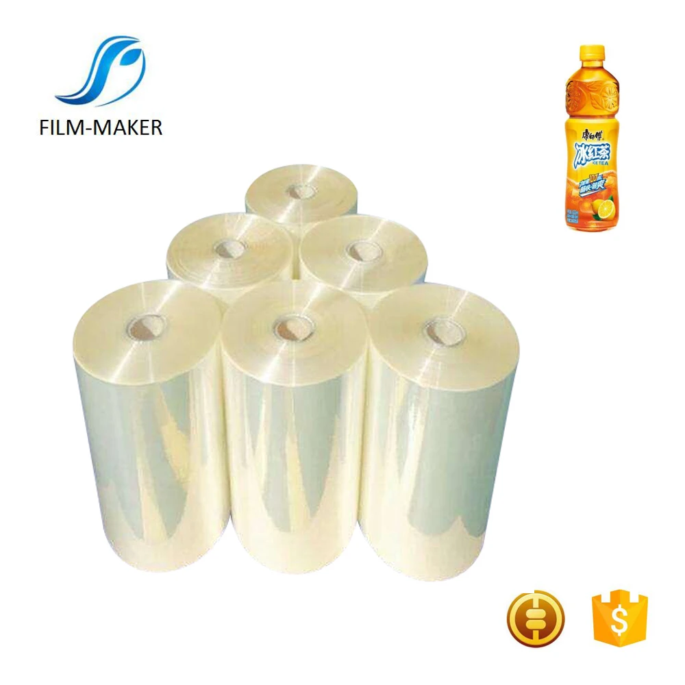 Popular Solvent 50 microns PVC Transparent Shrink Film