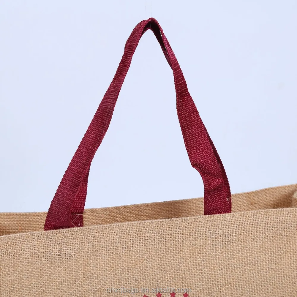  Рекламная сумка для покупок из джута