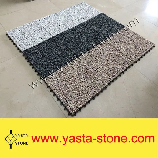 Washed River Stone Tile Wall Pebble Decoration