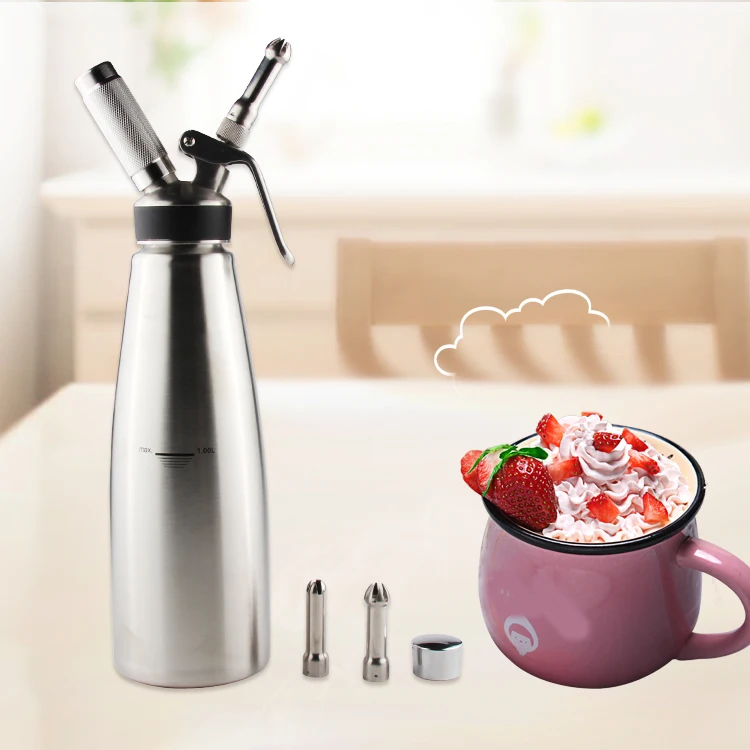 Лидер продаж Amazon, индивидуальный сладкий инструмент из нержавеющей стали для взбивания крема, диспенсер для взбитого крема