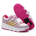 New 2016 Child Heelys Summer Style Breathable Wheely s Roller Skate Shoes For Girls Kids Boys