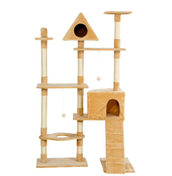 Забавная мебель, тренажеры для скалолазания, Большой Домик для кошек, башня для скалолазания, дом для кошек PTC28034