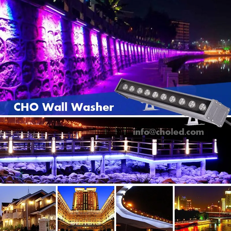 5 Years Warranty IP67 50cm 12W LED Washer Light for Wall Bridge