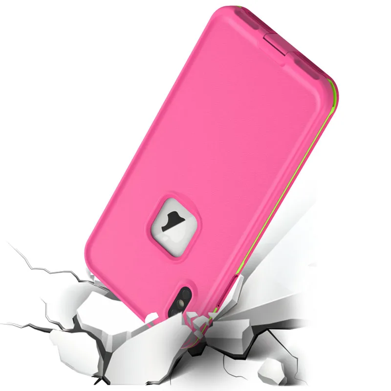 
Waterproof Case 360 Full Rugged Cover Slim Shockproof Dustproof Waterproof Built-in Screen Protector For iPhone XS/ 