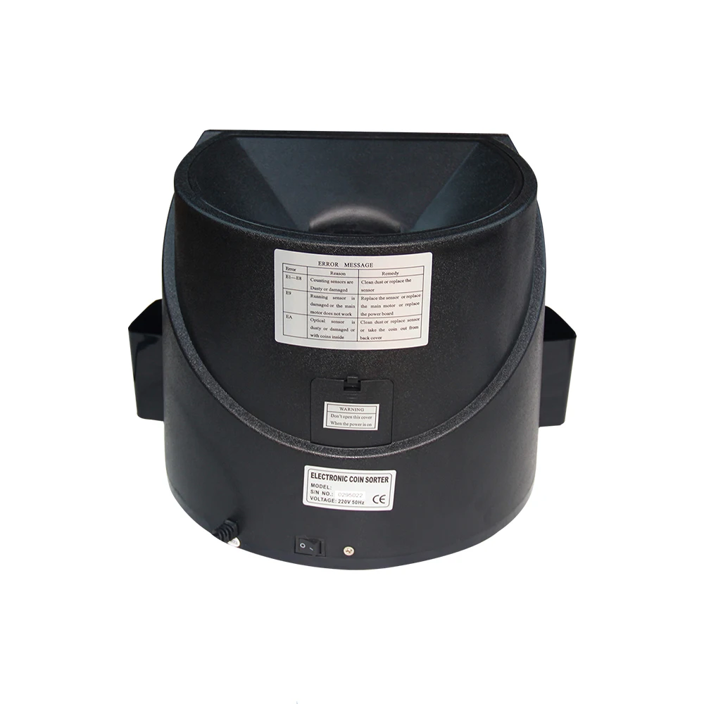Высококачественный пластиковый Европейский автоматический сортировщик монет/счетчик купюр CS550