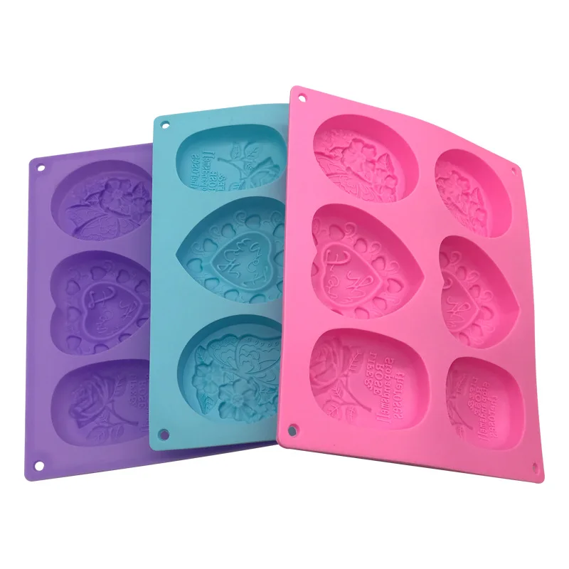 New Arrived  DIY  Homemade Silicone Soap Molds