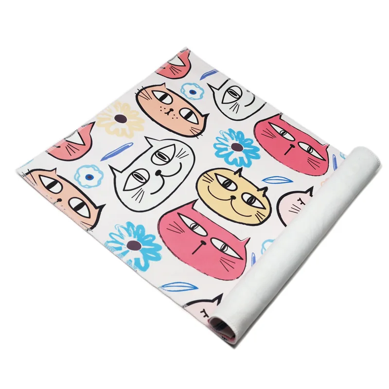 Quick dry swimming towel suede towel whit heat transfer printing