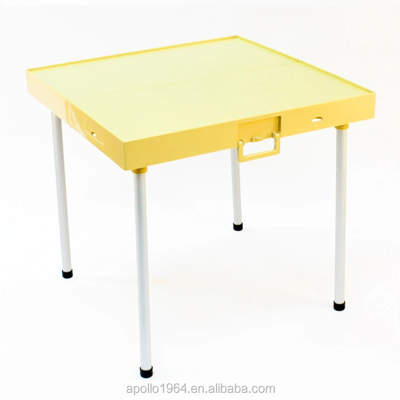 
Apollo ABS Folding plastic Table for Chinese Mahjong Outdoor/indoor easy storage and assembly dining picnic multifunction 