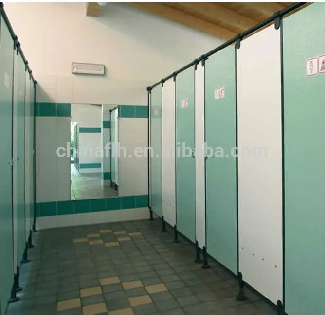 High quality and low price hpl panel cubical toilet cubicle partition 12mm thick gray Changing Room Partition