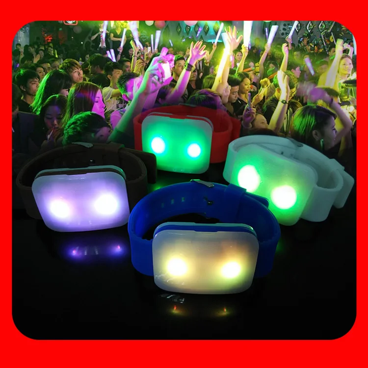 Wholesale LED Silicone Bracelets, LED Bracelet watch, Concert Wristbands
