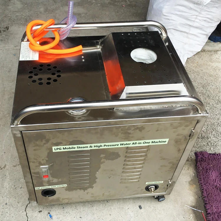 Mobile small LPG steam car wash machine/Multi-functional steam cleaning machine for sale