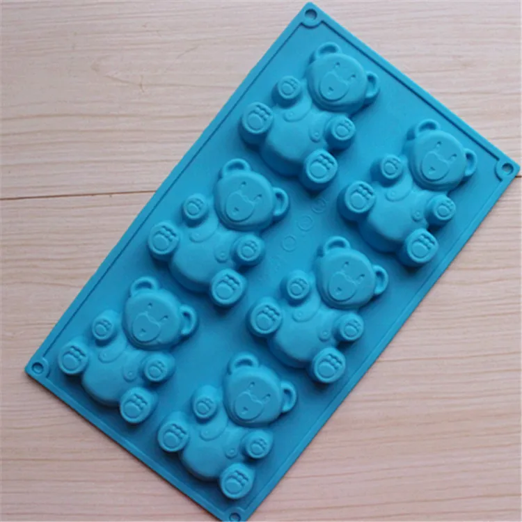 silicone mould Custom Food grade cake mould 6 Holes Nonstick Muffin Pan Carbon Steel Cupcake Kitchen baking mold