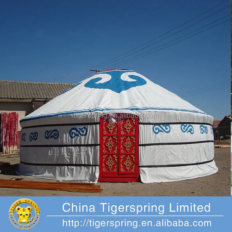 Tent for Camping and Travelling,Luxury frame mongolian yurt tent