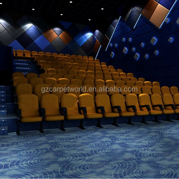 Customized High End Auditorium Carpet, Cinema Carpet, Theatre Carpet Guangzhou Manufacturer
