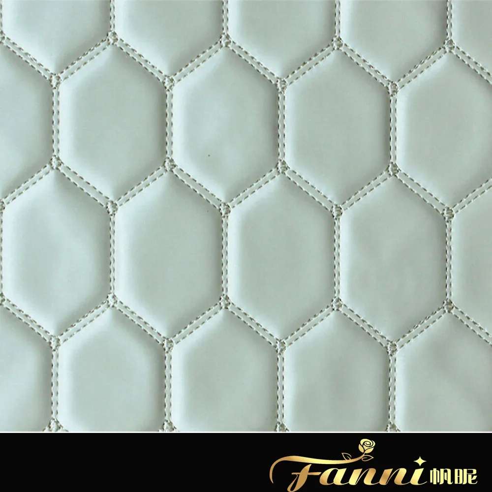 Soft Pack Leather Rexine For Decoration Fashion Design PVC Leather For TV Background Wall Wallpaper