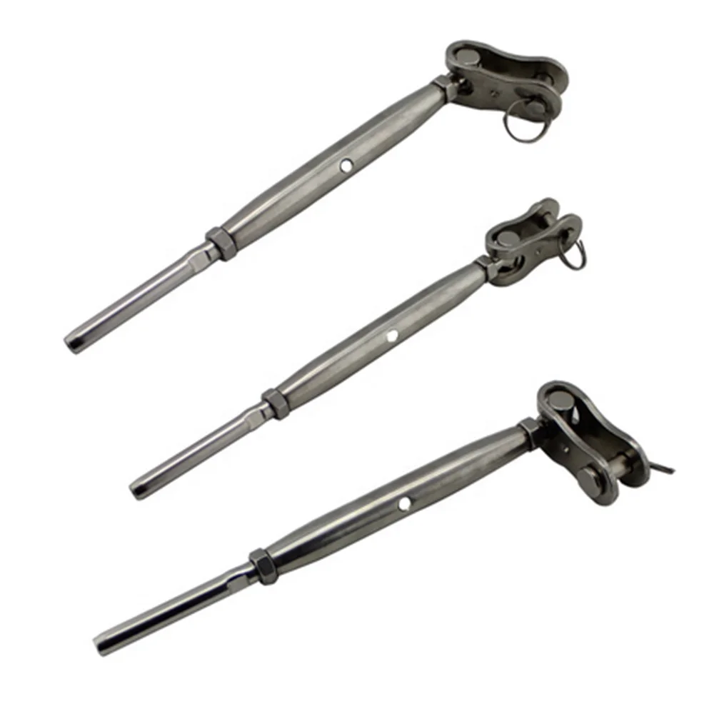 Stainless Steel AISI304/316 Swivel Swage Jaw Terminal Turnbuckle for Wire Rope