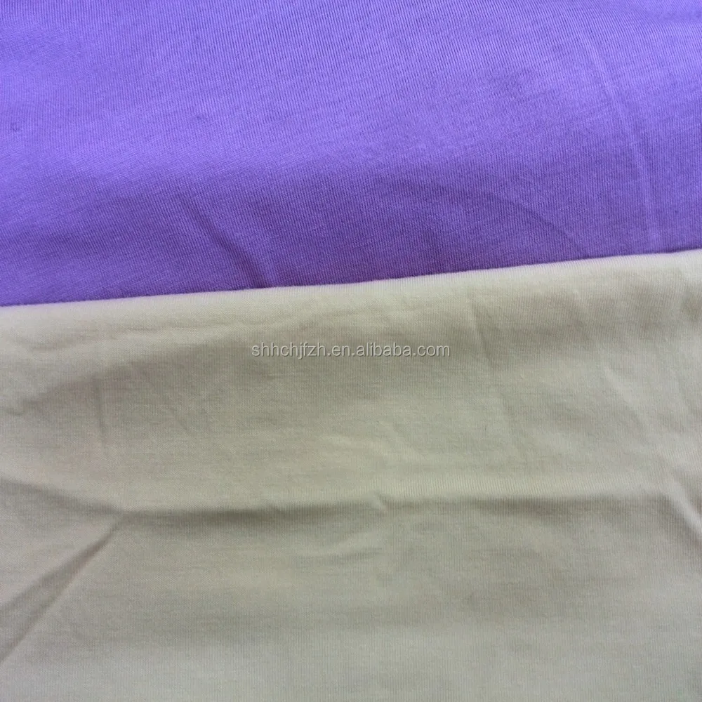 
Heavy Bamboo Fiber Elastane Single Jersey Elastic Bamboo Fabric 
