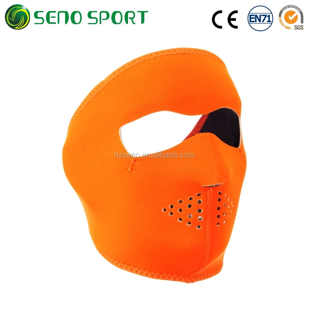 Wholesale Price Custom Printing Neoprene Motorcycle Full Face Mask