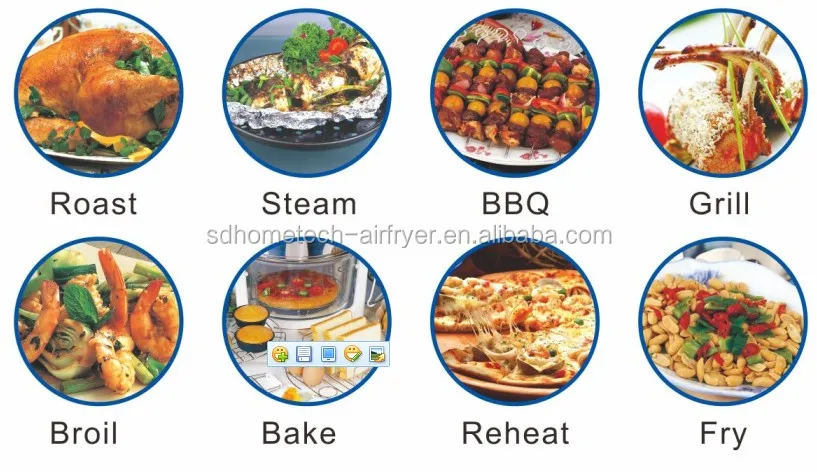 
7L capacity Halogen oven convection oven 