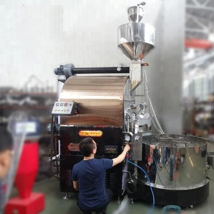 Industrial 30 kg Gas Heating Coffee Bean Roasting Machine Commercial Italian Coffee Beans Roaster for Cafe