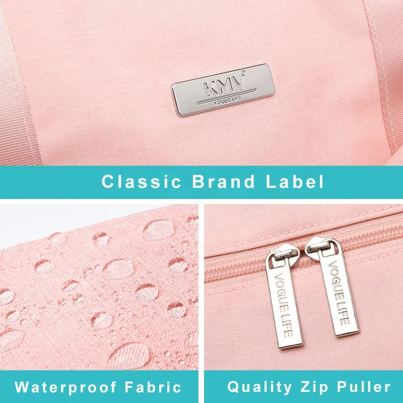 Sports Bag Custom Women Gym Bag Waterproof Fitness Swimming Duffle Bag