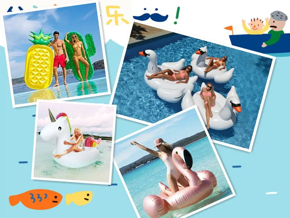 Ready to ship watermelon swim ring designer pool float raft inflatable With Good Service