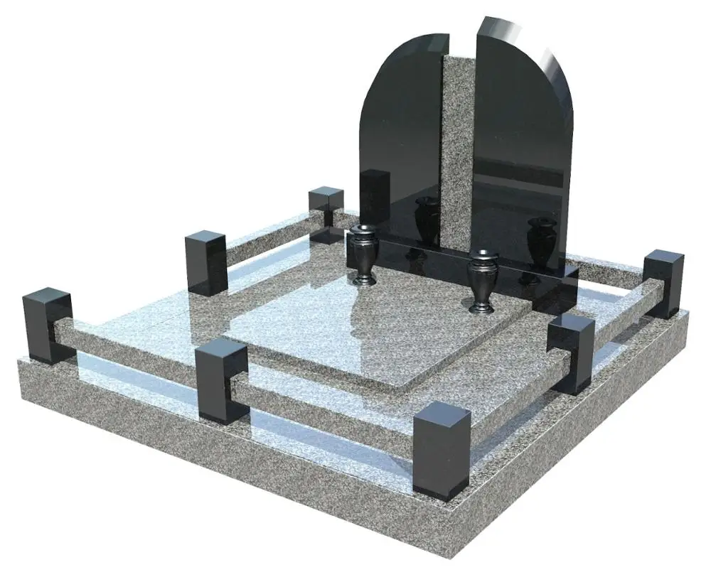 JK Customized monument granite European style funeral monuments
