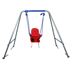 Детские металлические качели с защитным сиденьем для дома и улицы