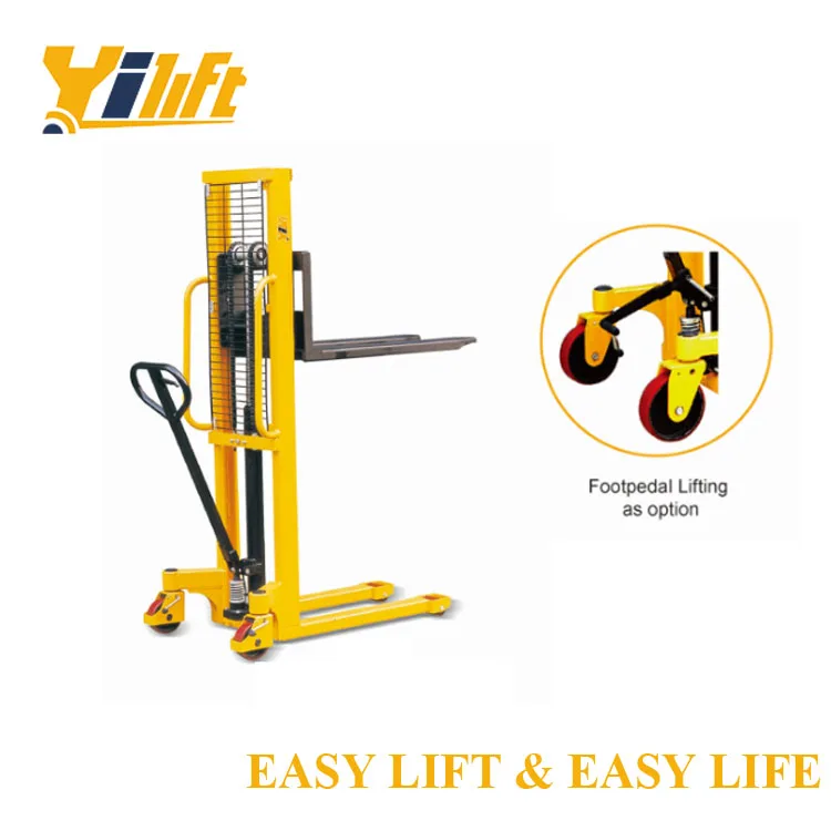 Factory Outlet Hydraulic Pump Hand Pallet Stacker 1.0 Ton Price