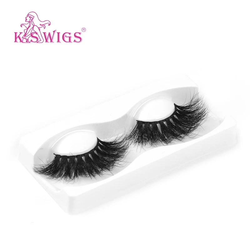 
K.S WIGS Top Quality False Eyelashes 5d False Mink Eyelashes False Eyelashes Human Hair 